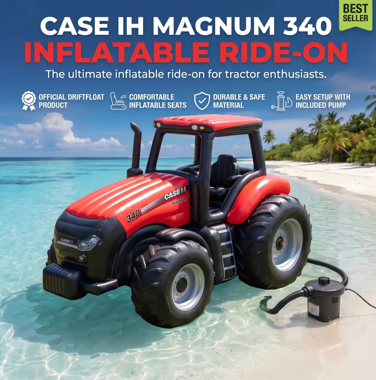Inflatable Case IH Magnum 340