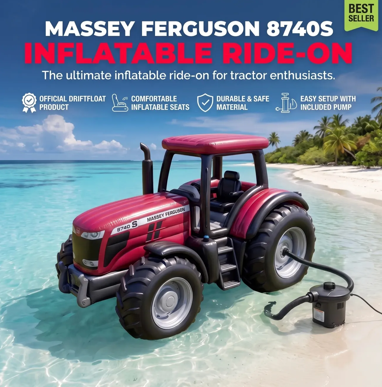 Inflatable Massey Ferguson 8740 S